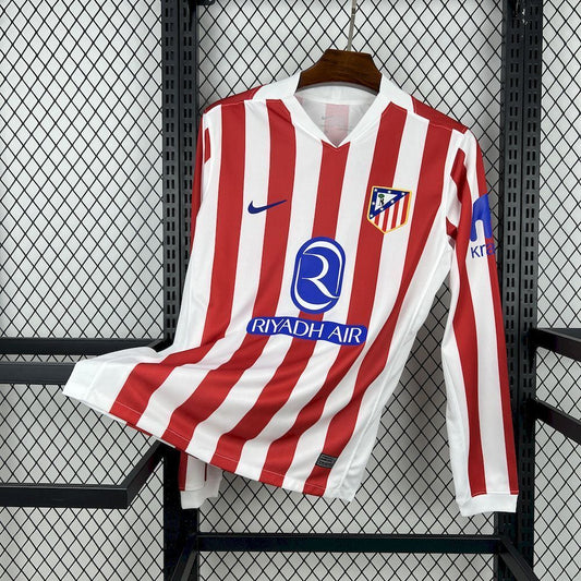 Maillot Domicile Long Sleeve Manches Longues Atletico Madrid 2025-2026