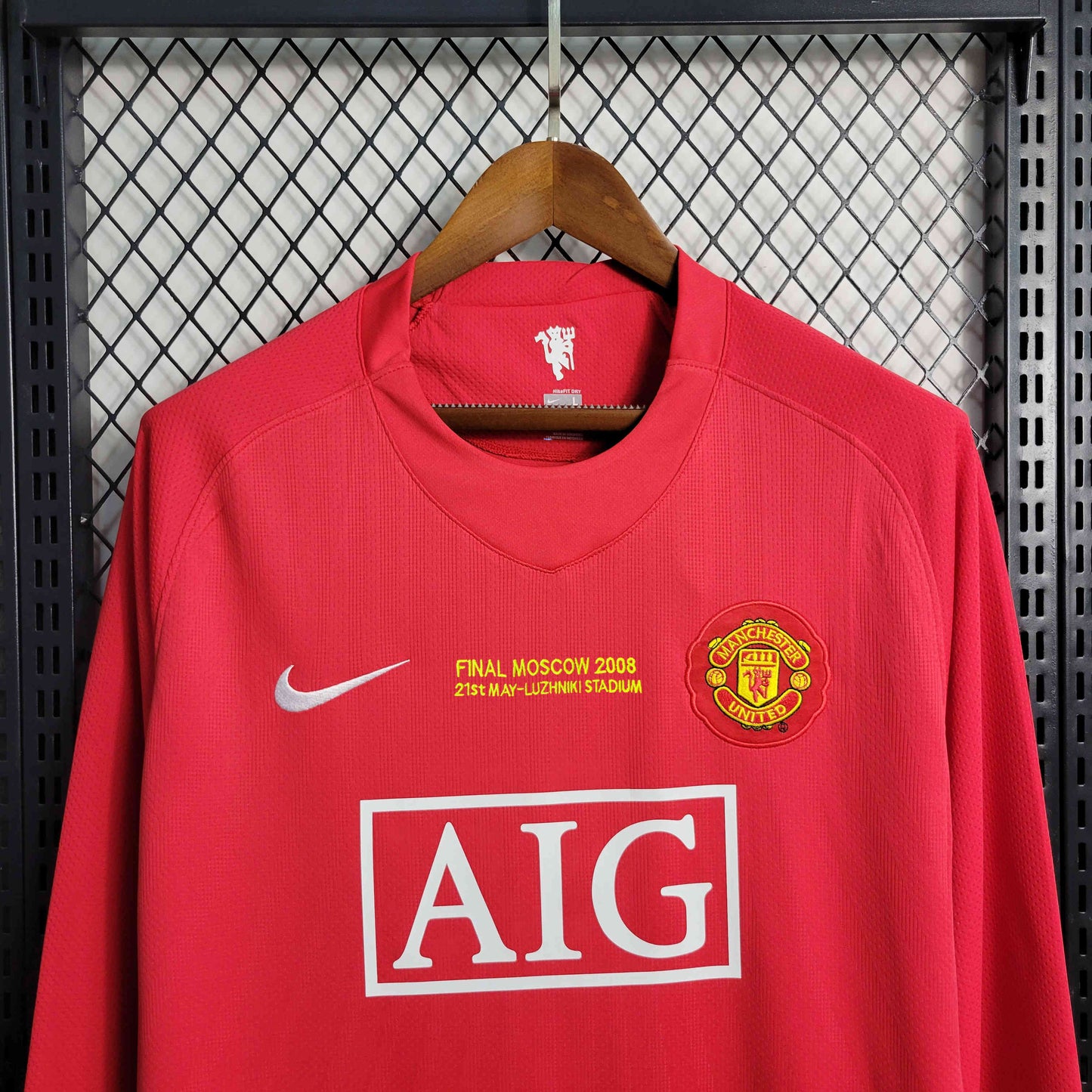 Manchester United 2007-2008 Long Sleeve Home Shirt