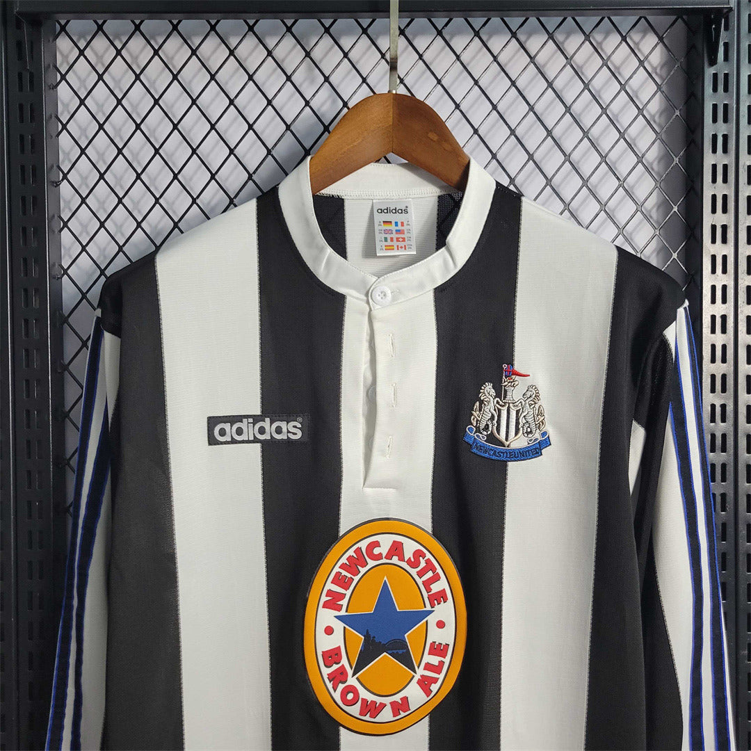 Maillot Domicile Retro Manche Longue Newcastle 1995-1996