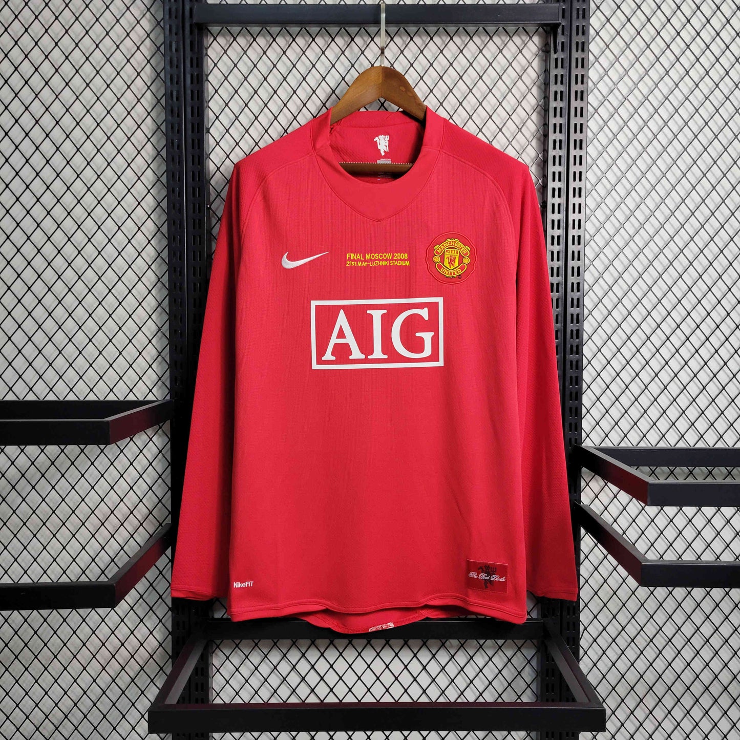 Manchester United 2007-2008 Long Sleeve Home Shirt
