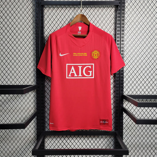 Maillot Domicile Retro Manchester United 2007-2008