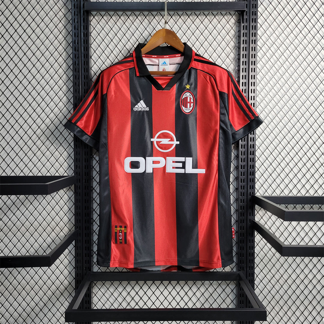 Maillot Domicile Retro AC Milan 1998-1999