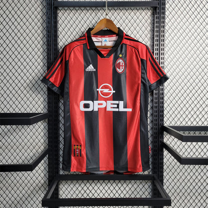 Maillot Domicile Retro AC Milan 1998-1999