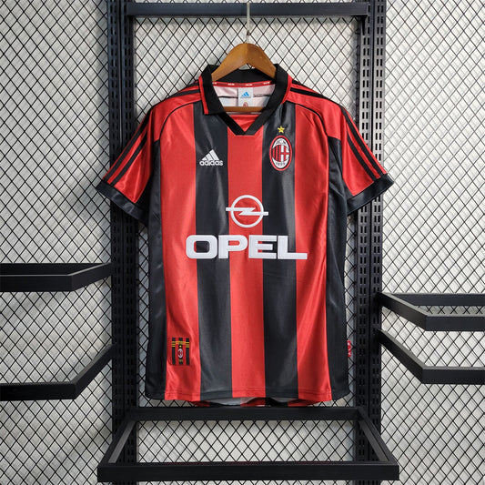 Maillot Domicile Retro AC Milan 1998-1999