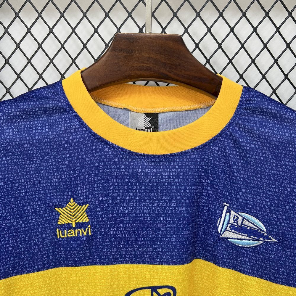 Maillot Deportivo Retro Champions League Alaves 2000-2001