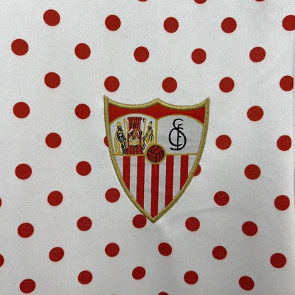 Maillot Pre-Match White&amp;Red FC Seville 2025-2026