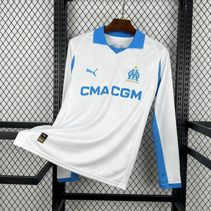 Maillot Domicile Long Sleeve Manches Longues Marseille 2025-2026