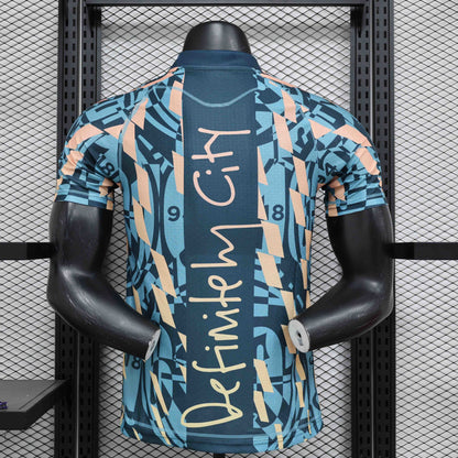 Maillot Edition Spéciale Bleu Retro Retro Manchester City 2024-2025